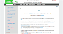 Desktop Screenshot of libertas-institut.com